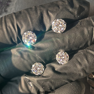 莫桑石鼻钉螺丝夹镶嵌闪钻耳钉耳饰品钛钢 Stud Moissanite Nose