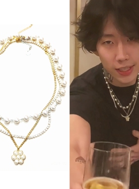 朴宰范同款嘻哈项链男女情侣