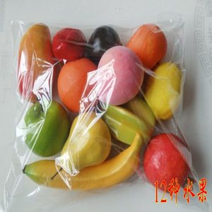 虞里仿真水果蔬菜模型套装早教益智装饰假水果橱窗仿真水果摆件