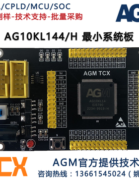 AGM FPGA AG10KL144H 国产替代 EP4C 官方原厂 开发板 最小核心板