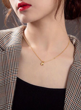 网红气质个性不褪色女钛钢项链