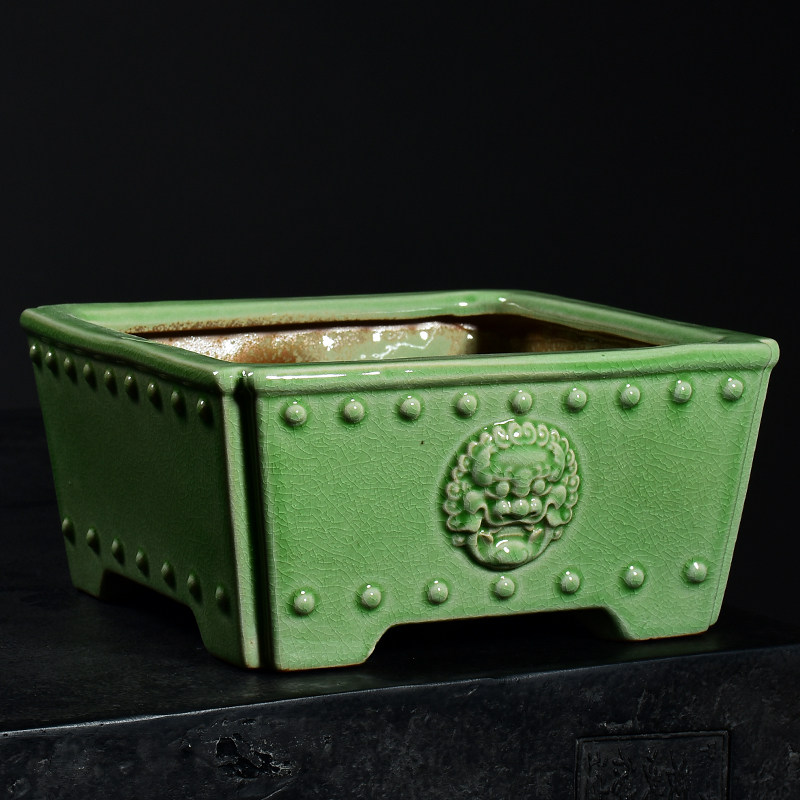 四方造景花盆陶瓷大号高脚创意中式绿植绿萝吊兰蝴蝶兰专用盆景盆,鲜花速递/花卉仿真/绿植园艺,花盆,淘宝优惠券,粉丝福利购,淘宝优惠卷