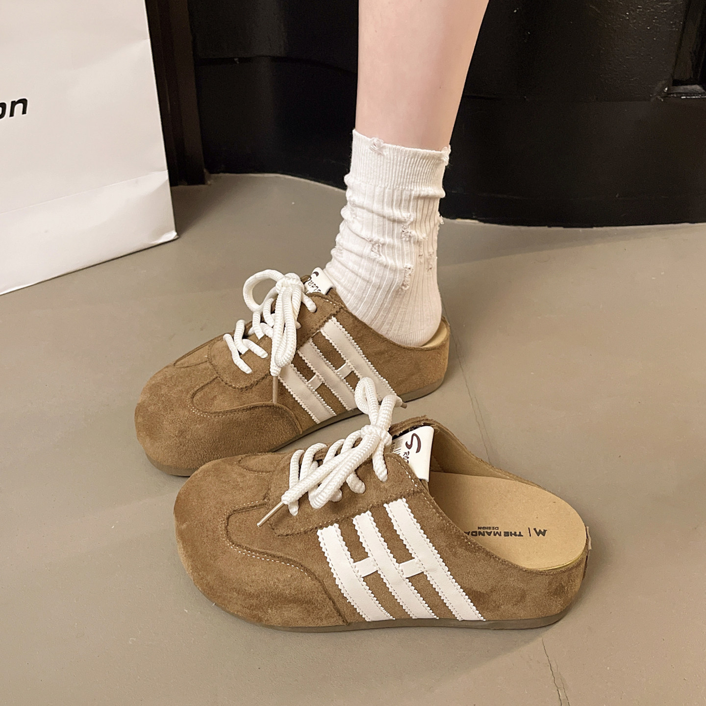 勃肯拖鞋女2026新款春季女款半拖德训鞋外穿一脚蹬内增高厚底鞋子,女鞋,勃肯鞋/软木鞋,淘宝优惠券,粉丝福利购,淘宝优惠卷