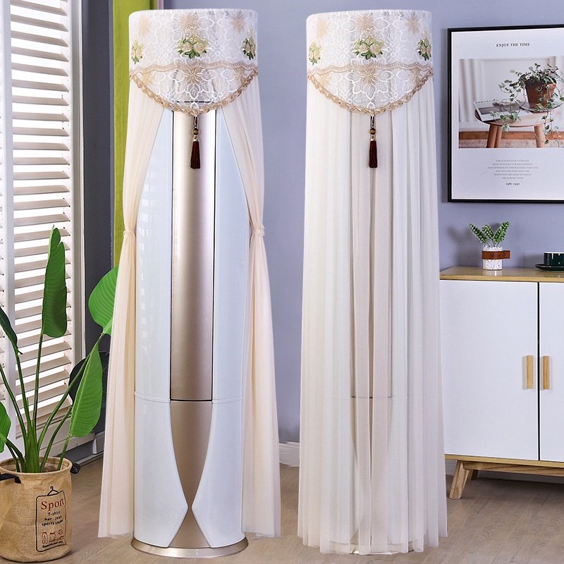 空调防尘罩子套立式柜机圆柱形格力美的奥克斯海尔客厅圆柱形盖布