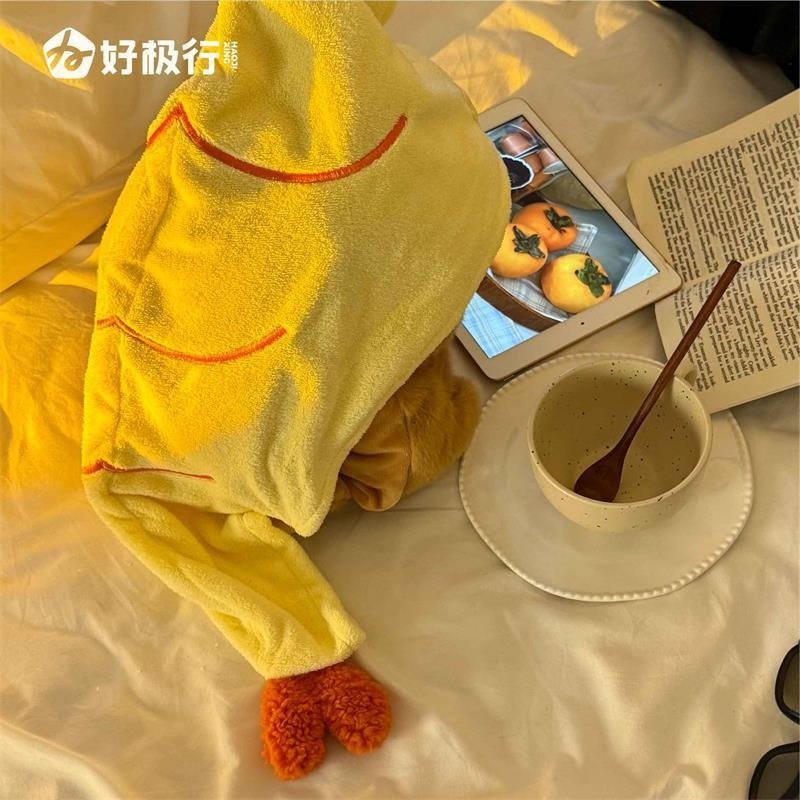 厂家可爱萌趣炸虾卡通干发巾女感超强吸水速干擦头发帽,居家布艺,干发毛巾,淘宝优惠券,粉丝福利购,淘宝优惠卷