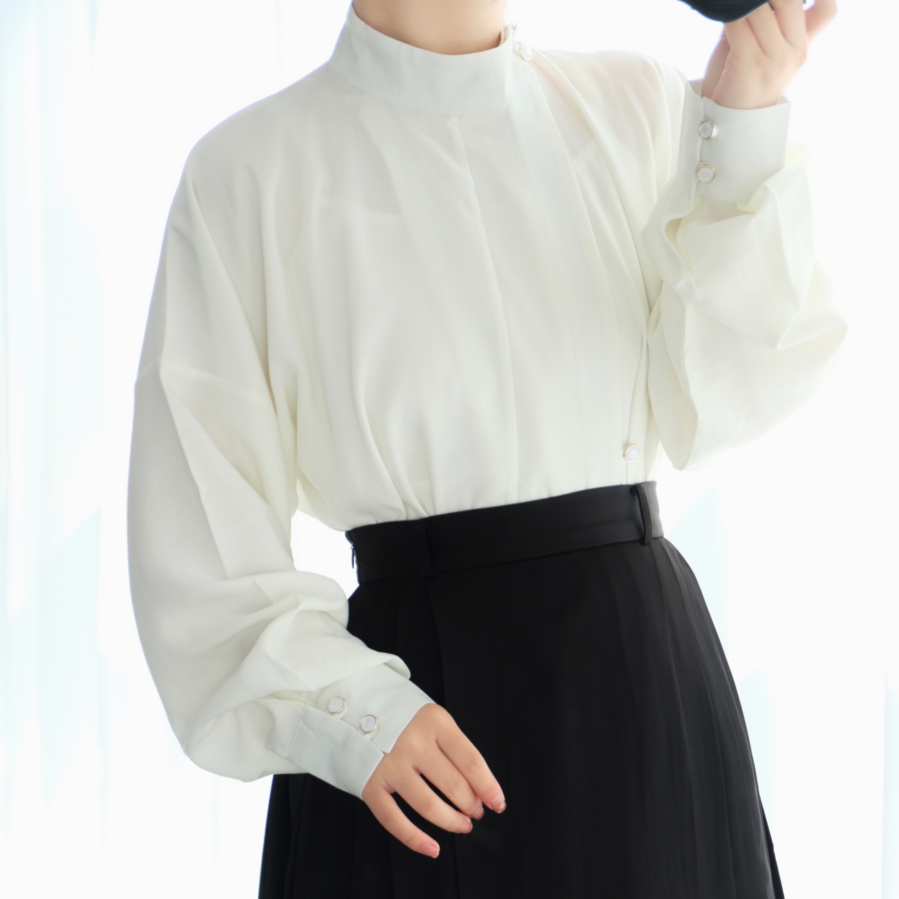 汉墨记汉服唐圆领袍衬衫日常改良汉元素中衣通勤上衣唐制男女款春