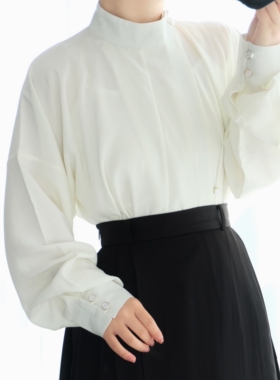 汉墨记汉服唐圆领袍衬衫日常改良汉元素中衣通勤上衣唐制男女款春