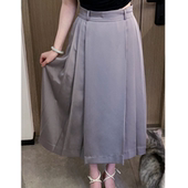 汉元 汉墨记原创汉服马面裙拉链口袋中长款 日常通勤时装 素纯色春秋