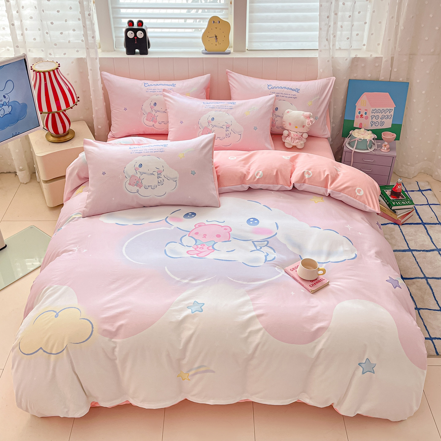 床上用品宝可梦三件套