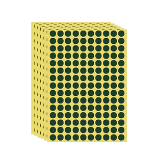 军绘射击打靶靶贴 弹孔修复自动粘贴纸 圆形靶纸靶贴 补靶纸 圆开靶贴纸 小标签军绿色训练纸