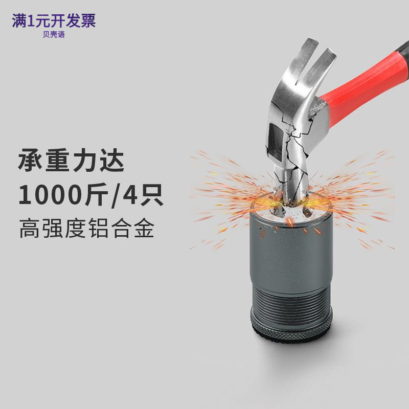 可调节支撑脚桌腿增高脚垫圆管腿