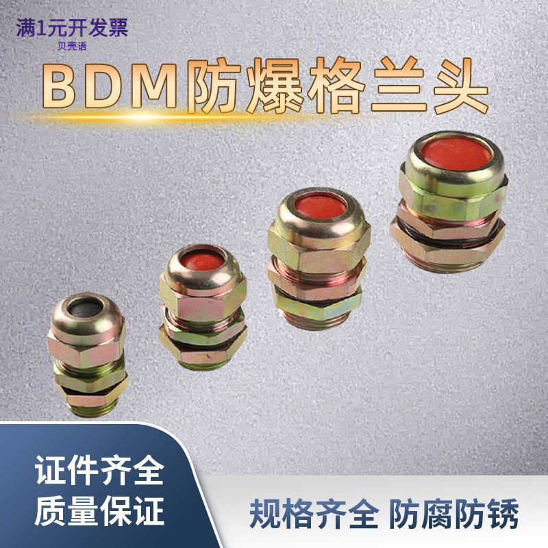BDM防爆格兰头电缆夹紧密封接头D