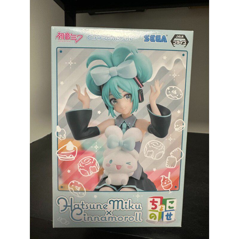 日本正版 sega 世嘉 PM 初音未来 玉桂狗联名 压泡面 景品手办