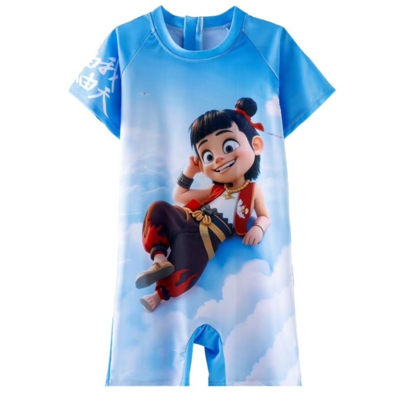 哪吒之魔童闹海卡通儿童泳衣