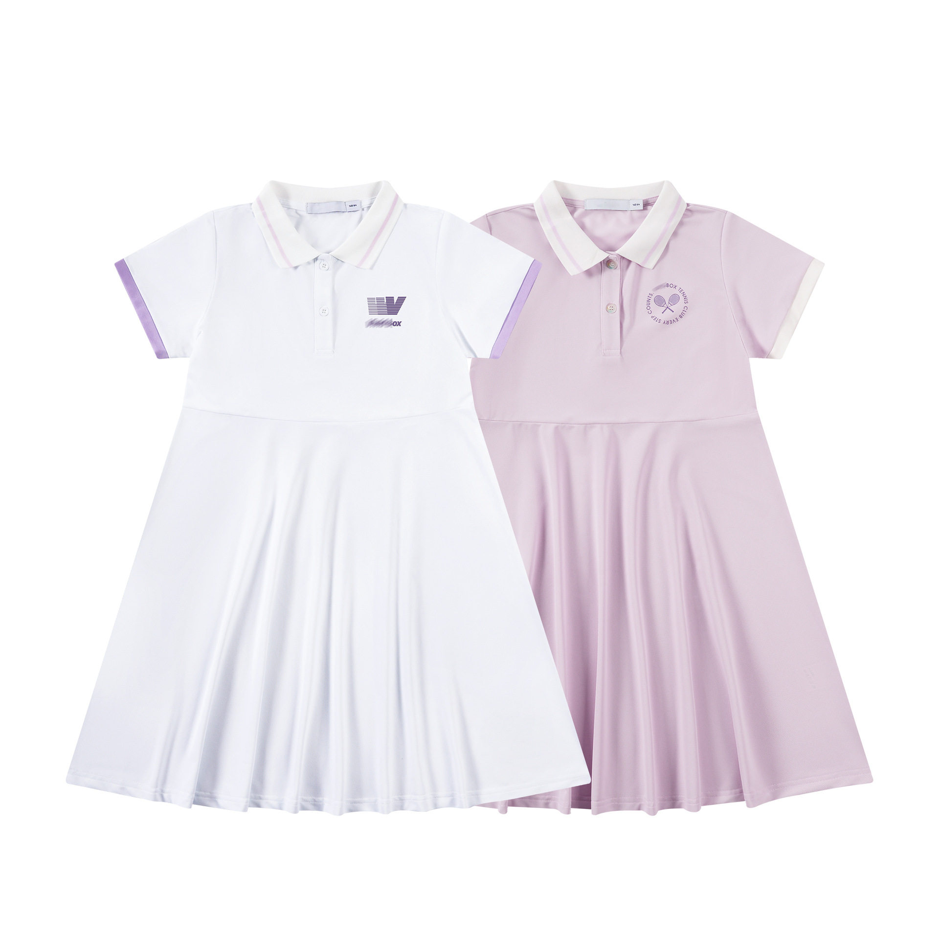 DK童装夏季新款女童运动凉感速干POLO网球裙儿童女孩休闲连衣裙子图片