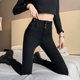 高腰紧身小脚铅笔裤 2025冬季 加长高个子 女加绒外穿新款 黑色打底裤