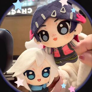 无畏契约周边暮蝶10cm棉花娃娃可爱努努印花体高颜值公仔游戏玩偶