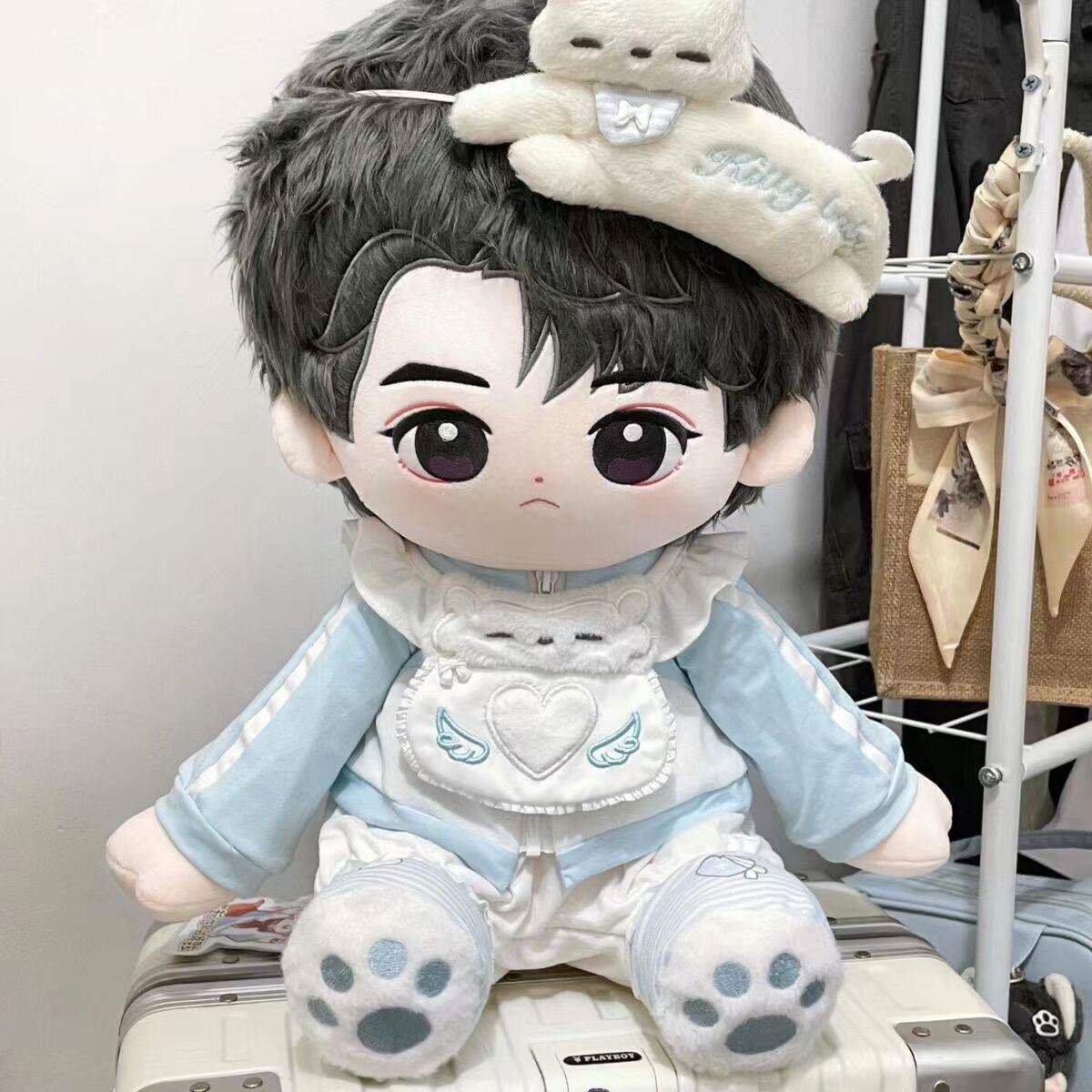 王俊凯娇兰属性40CM棉花娃娃可爱同人毛绒玩偶送朋友新年礼物