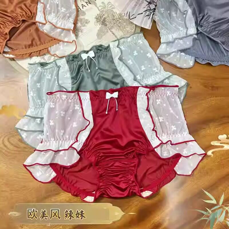 欧美风高弹大码胖mm女士内裤