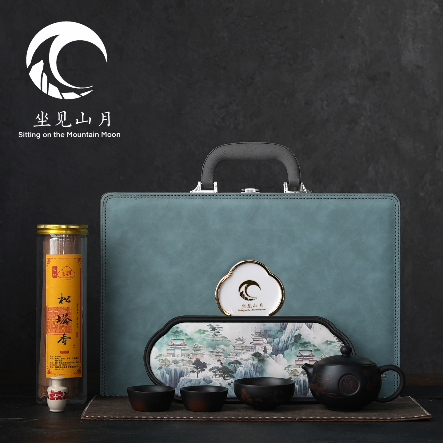 坐见山月紫陶西施壶套装家用高端泡茶壶公司商务礼品一壶三杯礼盒,餐饮具,整套茶具,淘宝优惠券,粉丝福利购,淘宝优惠卷