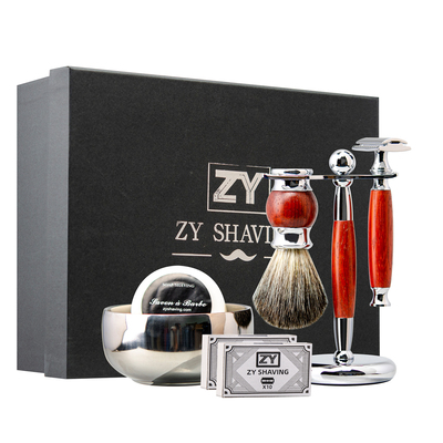 ZY手动剃须刀送男朋友生日礼物老公领导礼盒老式刮胡刀礼套装