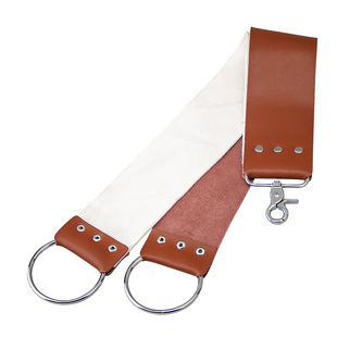 ZY牛皮帆布双层两用荡刀带擦刀布磨刀带皮刀布荡刀布打磨剃刀专用