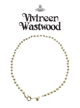 西太后orb土星珍珠爱心项链女