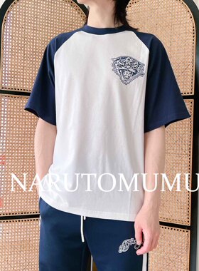 小姐姐全球购ED HARDY 水钻虎头印花  插肩袖 T恤 男款24秋Z04