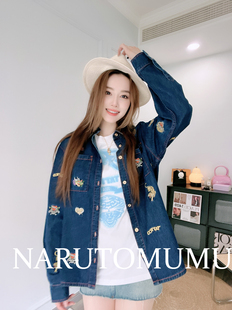 男款 小姐姐全球购ED 软波牛仔衬衫 mini刺绣系列 24夏Z04 HARDY