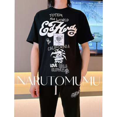 小姐姐全球购ED HARDY 刺青涂鸦刺绣 水钻 短袖T恤 男款26春06