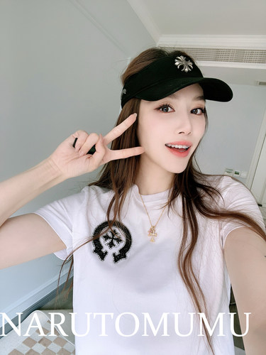 小姐姐全球购ED HARDY 十字水钻拼贴 短袖T恤 女款24春Z045
