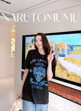 小姐姐全球购ED HARDY 涂鸦晕染 水钻虎头 短袖T恤 男款26春05