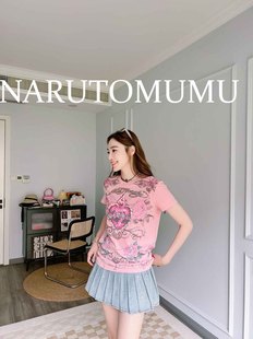 水钻 哥特复古刺青 短袖 T恤 24秋Z04 小姐姐全球购ED 女款 HARDY