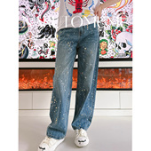 HARDY 阔腿裤 满身泼墨 小姐姐全球购ED 涂鸦 铆钉 女款 25秋