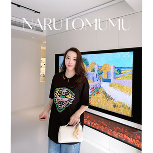 小姐姐全球购ED HARDY 全刺绣 拼贴 经典虎头 短袖T恤 男款26春05