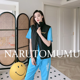 小姐姐全球购ED HARDY logo 撞色 双面穿 羽绒马甲 男款25春Z045