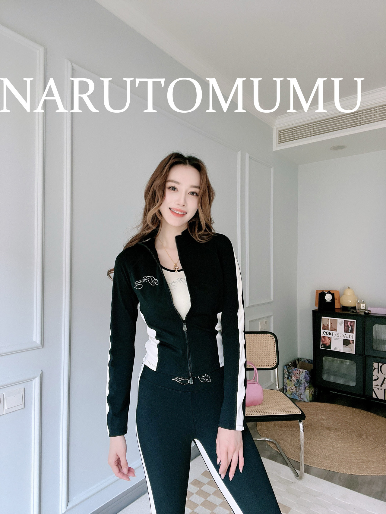 小姐姐全球购ED HARDY 拼色极简logo 显瘦拉链外套 女款24夏Z045