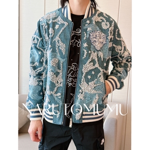 小姐姐全球购ED HARDY 满手工珠串秀 牛仔夹克外套 男款24秋Z045