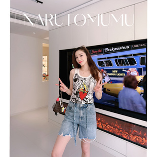 背心 小姐姐全球购ED HARDY 满身刺青印花 26夏05 女款