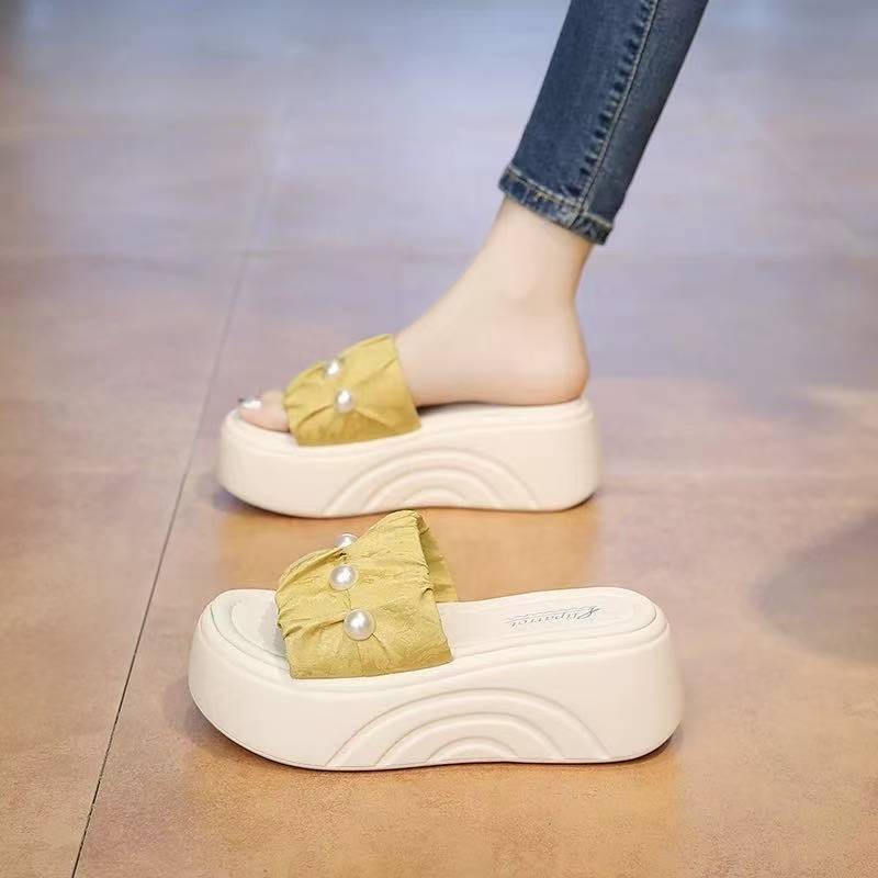 2025新款厚底凉拖鞋女夏外穿