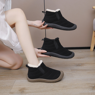 棉靴2025新款雪地靴女款冬季东北大棉鞋女冬厚底加绒加厚雪地鞋
