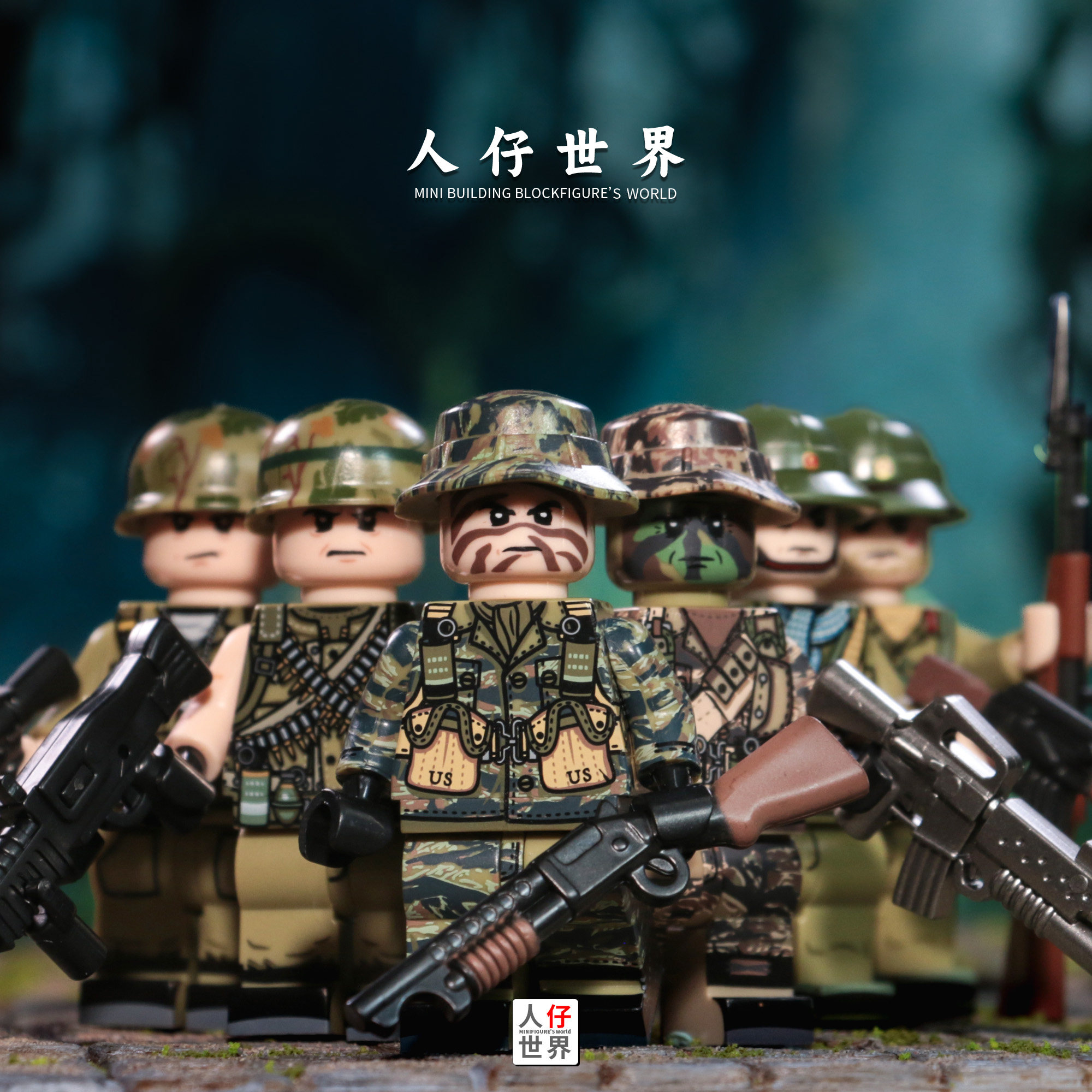 越战越南士兵美军海报突击队人仔