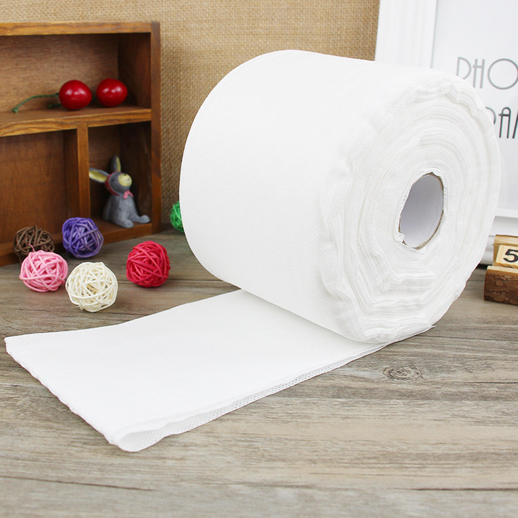 高莱丝免剪一次性洗脸巾纯棉无纺布面巾美容巾化妆棉卷洁面巾