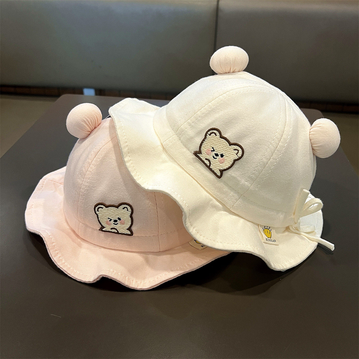 儿童帽子可爱小熊渔夫帽婴儿春秋季遮阳帽男女童宝宝百搭超萌盆帽,童装/婴儿装/亲子装,帽子,淘宝优惠券,粉丝福利购,淘宝优惠卷