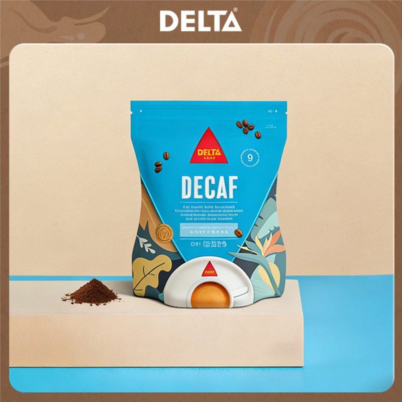 Delta岱塔低咖啡因咖啡粉220g现磨手冲葡萄牙进口低因咖啡