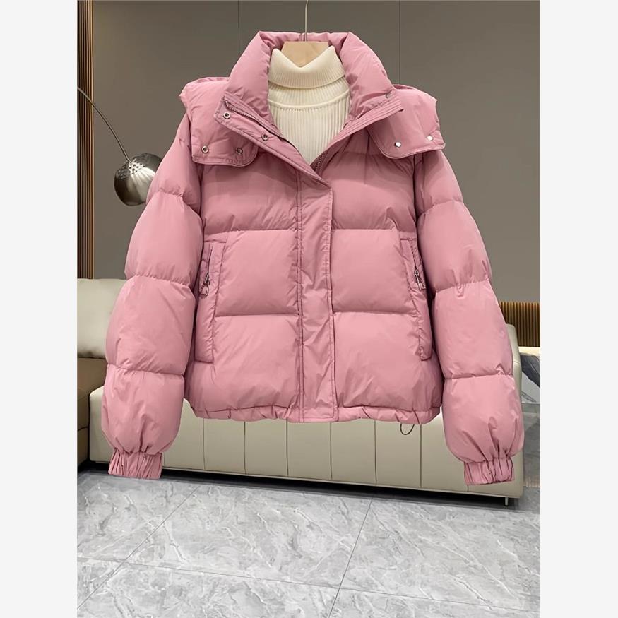棉服女冬季短款棉衣2024