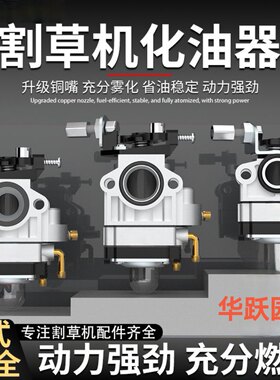 割草机化油器二冲程四冲程40-5/139割灌机打草机绿篱机32通用配件