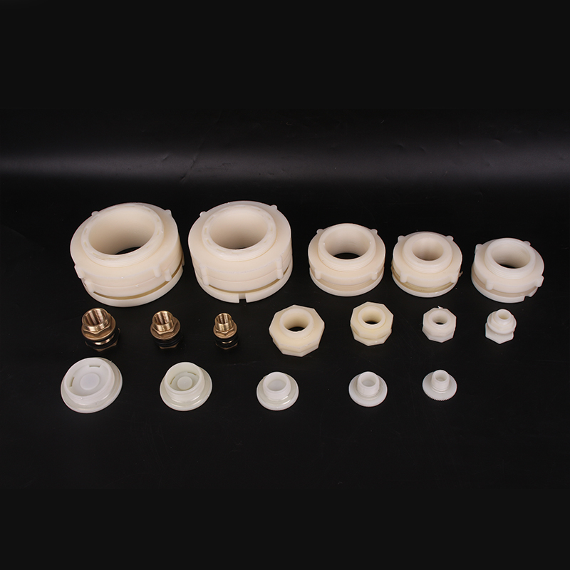 水箱接头 水塔鱼缸帆布水池内外丝ABS接口4分6分雨布排水塑料配件