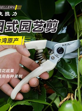 虹越史拉力剪刀66203果树疏果修枝稀果专用神器葡萄柑橘苹果采摘