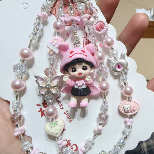 原创妹妹莉莉丝天使双链手机链